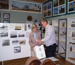 On a visit to Lewisporte - Town also named after Lewis Miller.  Photo by Teresa Greene